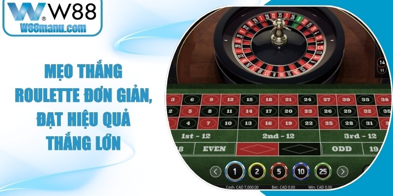Mẹo Thắng Roulette